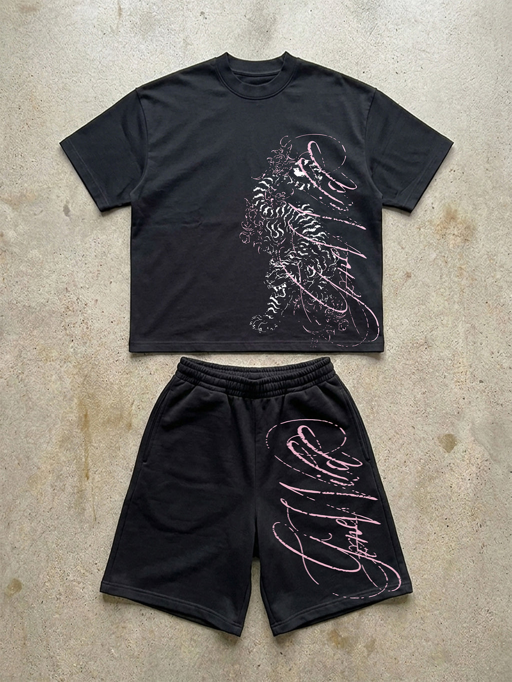 "Gone wild" short set