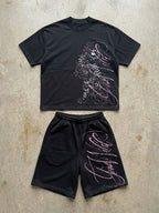 "Gone wild" short set