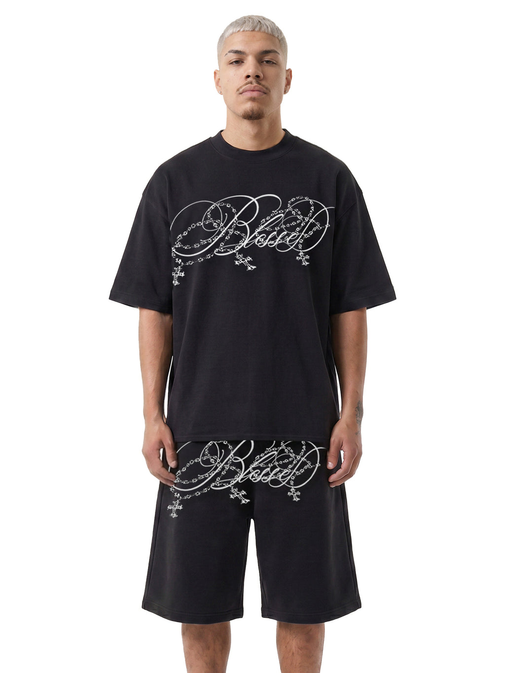 "Blessed" short set