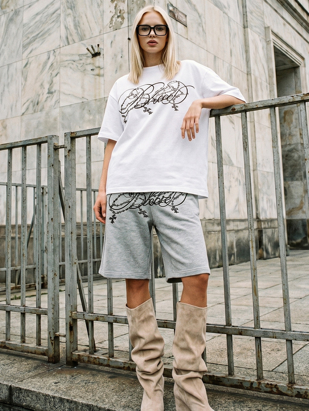 "Blessed" short set