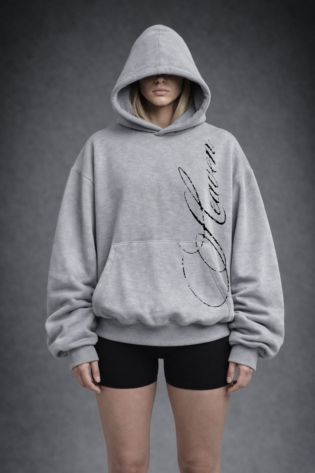 "Heaven" boxy hoodie