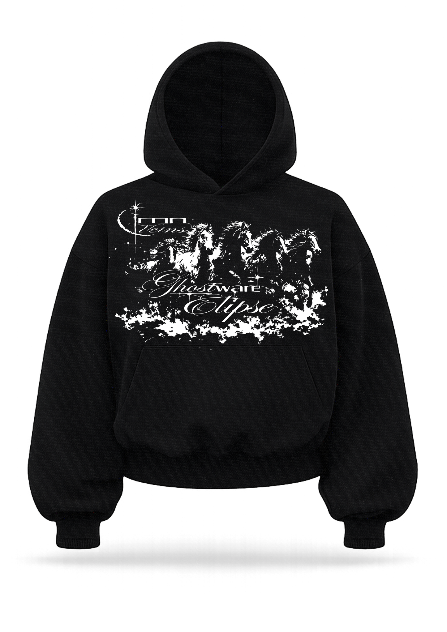 "Elipse" boxy hoodie