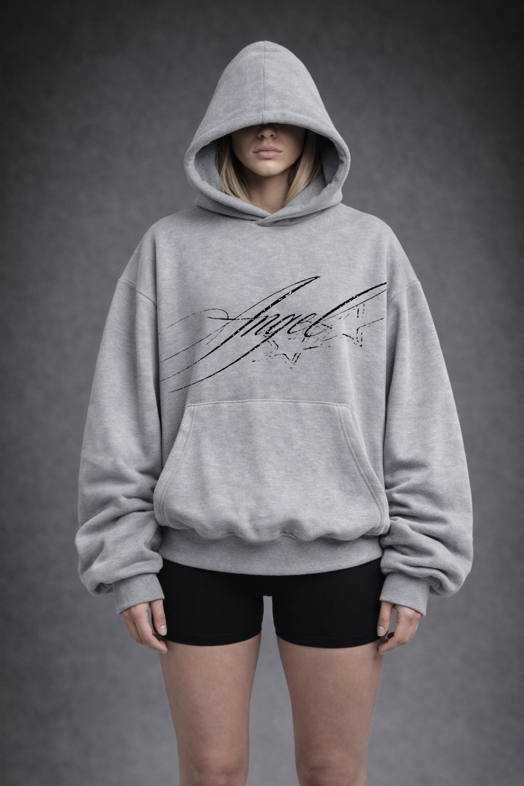 "Angel" boxy hoodie