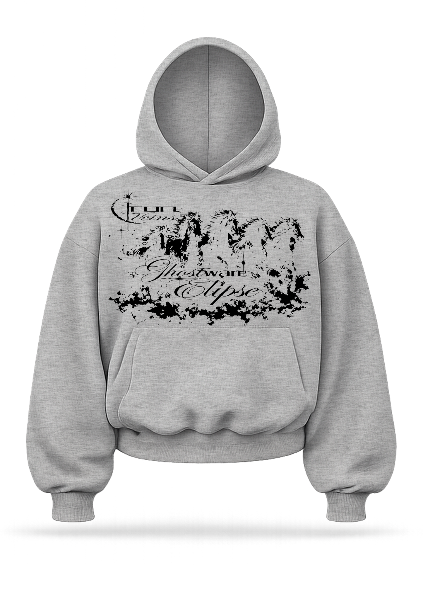 "Elipse" boxy hoodie